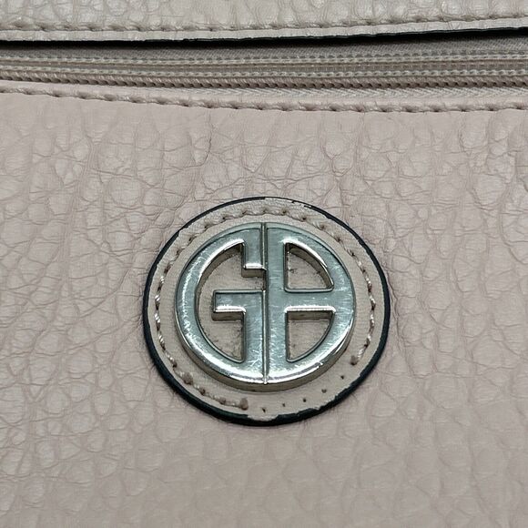 Giani Bernini Pebbled Faux Leather Crossbody Pink Bag Silver Hardware‎ - Picture 3 of 16